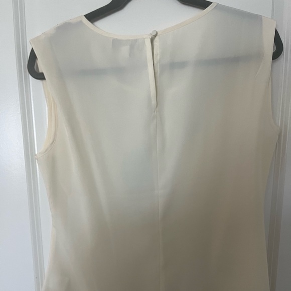 Olive and Oak NWT cream color with sequins sheer top, Size M - Picture 2 of 6